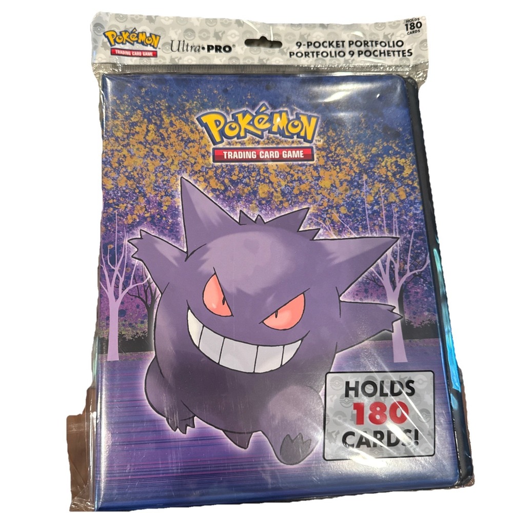 **ULTRA PRO BINDER POKEMON TCG GENGAR** **HAUNTED HOLLOWS 9 POCKET**180 CARDS**